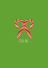 candy cane Christmas Card 32794 created by Keepseyshop