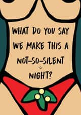 Rude Christmas Card - Naked created by Foggish