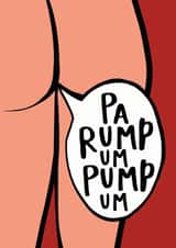 funny fart Christmas Card 13974 created by Foggish