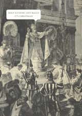 The Pope being rude Christmas card created by Colonel I. P. Knightly