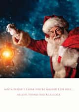 santa cock Christmas Card 22600 created by Colonel I. P. Knightly