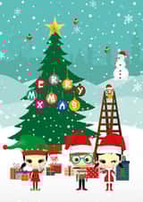 merry Male Christmas Card 27827 created by Made by Man