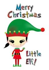 elf child Christmas Card 27830 created by Made by Man