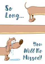 Sweet Leaving Card created by Gideon Caspi