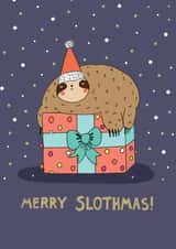 Sloth Christmas created by Forever Funny