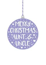 Merry Aunt Christmas Card 4108 created by Cookie Design
