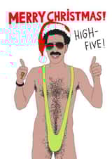 borat funny Christmas Card 3321 created by Kasia Cards