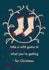 christmas holiday Card 27187 created by Milklegs Co.