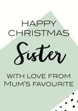 sister happy Christmas Card 31480 created by Oh So Serendipity
