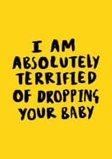 absolutely terrified New Baby Card 22221 created by Lauren Goodland