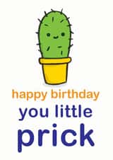 prick cactus Birthday Card 10002 created by Sarah-Anne Brown