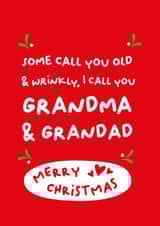 Merry Christmas Old & Wrinkly created by PaperJam Print Co.