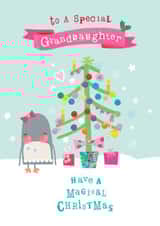 special Granddaughter Christmas Card 6083 created by YTR Studios (Yasmin Tara)
