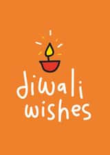 diwali typography Faith Card 8013 created by The Playful Indian