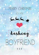boyfriend merry Christmas Card 37344 created by LAURA TRUBY DESIGNS