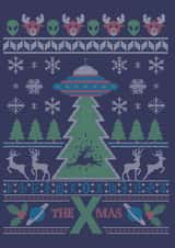 x-files sweater Christmas Card 22535 created by Diego Pedauye