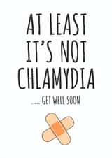 at least Get Well Card 12237 created by Banter King