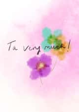 ta very Thank You Card 14408 created by Jennifer Gregory