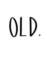 Old birthday card created by STUDIO THIRTY TWO