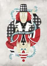 Retro Christmas card. Slade and Wizzard 1973. created by Paul Burgess