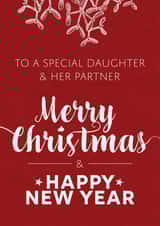 special daughter Christmas Card 13539 created by F. Mower