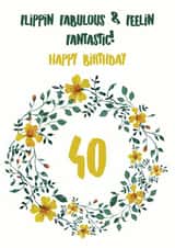 flippin fabulous Birthday Card 9633 created by DesignsByFKB