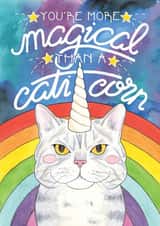 Cat Unicorn Card 27708 created by A Rose Cast