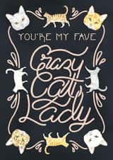 Cat CrazyCatLady Card 27709 created by A Rose Cast