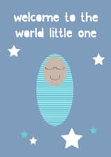 baby boy New Baby Card 12483 created by Calliwally