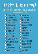 funny humour Birthday Card 6238 created by Lucy Maggie Designs