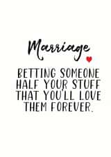 Betting someone you'll love them forever created by The Monochrome Bow