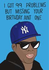 JayZ Jay-Z Birthday Card 12221 created by John Wood