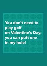 don't need Valentines Day Card 11098 created by Just Spag