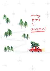 Arty Illustration Christmas Card 33218 created by Elodie Bee Designs