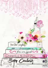 bottle flower Pregnancy Card 1161 created by Jodi Pedri