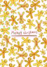 gingerbread men Card 33221 created by Elodie Bee Designs