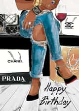 Birthday woman Card 22700 created by Jodi Pedri