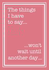 things have Valentines Day Card 31470 created by If Dogs Could Fly