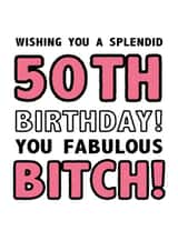 wishing splendid Birthday Card 3547 created by Do You Punctuate?