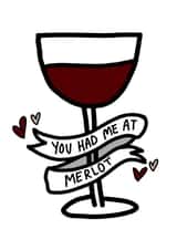 Funny Anniversary / Love / Valentine's Wine Card created by Studio Yelle