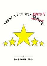 birthday brother Card 31232 created by Rusty Pencil