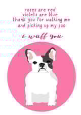 roses red Valentines Day Card 25141 created by Pet Friendly