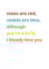 roses are Valentines Day Card 34938 created by Dotish Designs