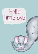 hello little New Baby Card 6981 created by Dixie Girl Designs