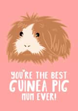 Best Guinea Pig Mum Card created by Tori's Little Bubble