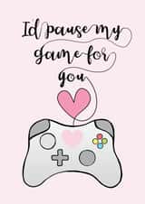 game gaming Valentines Day Card 36001 created by Tori's Little Bubble
