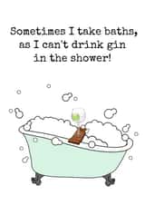 sometimes take Birthday Card 2652 created by Doodle Dot Design Co