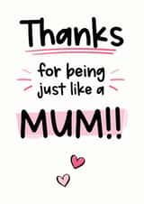 Best Step Mum Mother's Day Card 1000 created by The Laughing Sloth