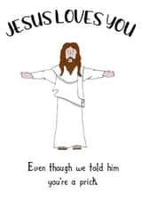 jesus loves Birthday Card 14404 created by Gracie & Flo