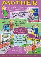 mother nine Mothers Day Card 14505 created by Nigel Sutherland